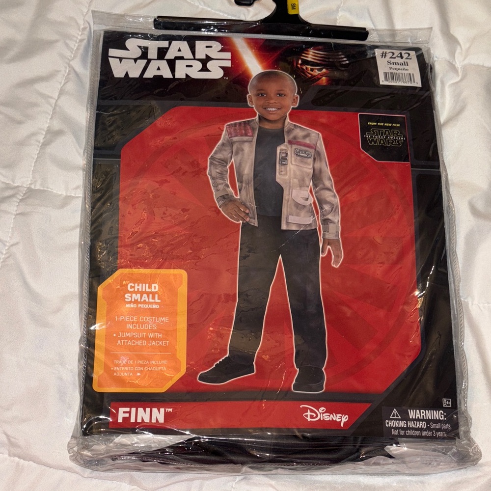 Disney Star Wars Finn Kids Costume - Black and Gray